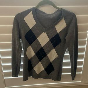 argyle sweater
